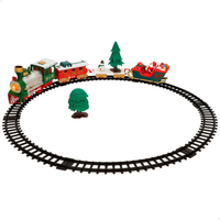 color baby - tren electrico navidad con luz y sonido 20 piezas 91x44x30 cm 49629