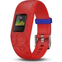 garmin vivofit jr 2 kids activity tracker - red spider-man adjustable band red