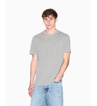 A|X Armani Exchange para hombre. XM001798AF10356F0143 Camiseta Casual Premium blanco (L), Algodón, Manga corta