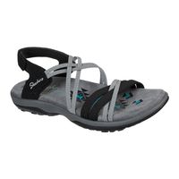 skechers sandals black gore-durabuck- 163112-bkcc