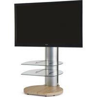 off the wall origin ii s4 1080 mm tv stand with bracket - oak
