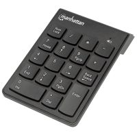 teclado numerico inalambrico manhattan 178846 layout es compacto abs led