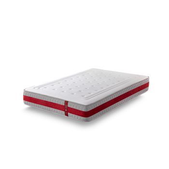 Colchón De Muelles Ensacados 160x200 Cm Ruby Spring - Altura +/- 30 Cm - Firmeza Media - Espuma Viscoelástica - Adaptabilidad Excelente