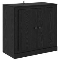 vitrina 70 x 355 x 675 cm roble negro madera de ingenieria vidaxl