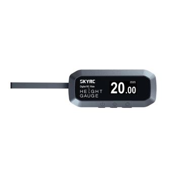 SKYRC Medidor de Altura de Rueda RC Pantalla Digital LCD Alta Precisión Rango de 2-38 mm Compatible con Modelos de Autos