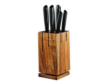 Bloque de cuchillos de cocina jensen skagen - 7 piezas