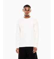 ea7 para hombre 7m001488af17789 camiseta logo series blanco m casual algodon manga larga