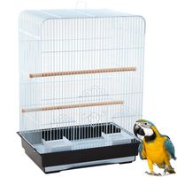 jaula para pajaro para pajarera periquito canarios con comedero bebedero saltado para descanso color al azar bps-1211