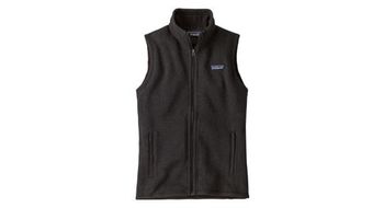 Jersey de mujer patagonia better sweater negro sin mangas fleece
