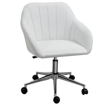 Silla de oficina 60x59x89 cm blanco