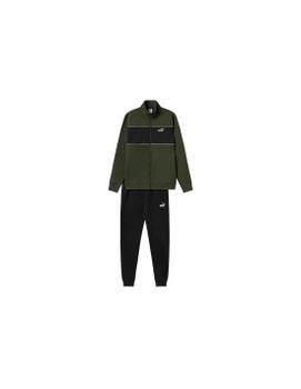 Chándal Puma Ess Sweat Suit Fz Fl Dark Olive Hombre