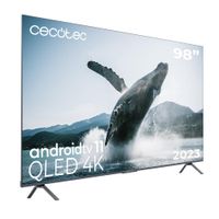cecotec televisor qled 75 smart tv v3 series vqu30075s 4k uhd android tv11 frameless asistente de voz google y chromecast dolby vision  atmos hdr10 hbbtv 2023