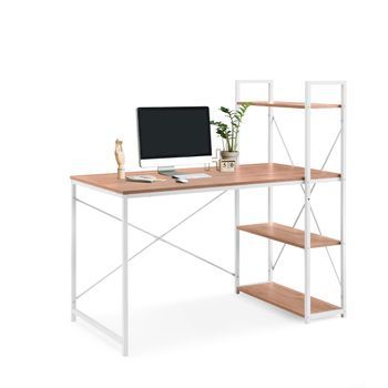 Escritorio 120.00 X 60.00 X 72.50 Mesa De Oficina Blanco/roble