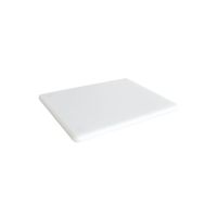 tabla de cortar de plastico blanco 40 x 30 x 2 cm