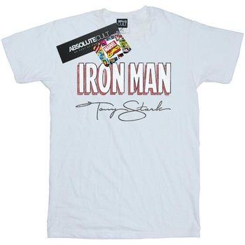 Marvel Camiseta manga larga AKA Tony Stark para mujer