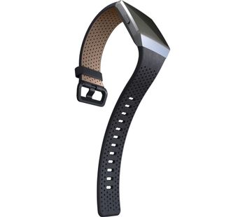 FITBIT Ionic Leather Band - Midnight Blue, Large, Blue