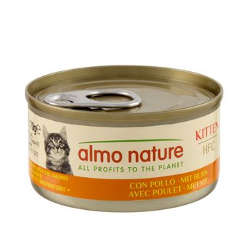 Almo Nature 24 x 70 g - Pack Ahorro - HFC Kitten con pollo