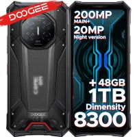 telefono resistente doogee s300 plus 5g pantalla de 678 pulgadas camara de 200mp dimensity 8300 48gb 1236gb ram 1tb rom bateria de 11000mah android 16 carga rapida de 120w