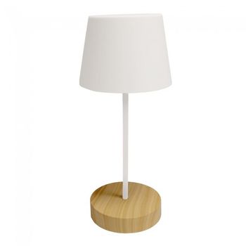 Lámpara de mesa led sora madera dim (3w)