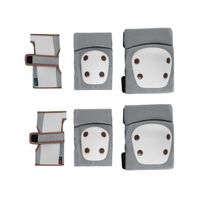 protectores para rodillas y codos gris