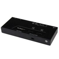 switch hdmi 2x2 startech vs222hdq matriz automatico prioritario full hd 1080p negro