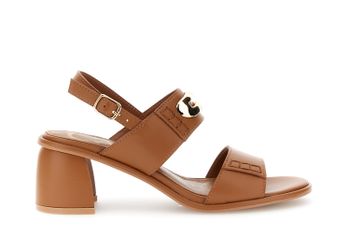 sandalias monk efecto piel con accesorio tan