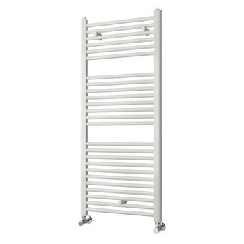 Kibath Secatoallas Radiador Circuito Calefacción Especial De 120 Cm X 45 Cm Acabado Blanco Brillo Fabricado En Acero