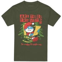 the smurfs camiseta are you on the list para hombre