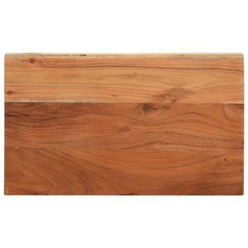 Tablero De Mesa Rectangular Madera Maciza Acacia 40x20x2,5 Cm Vidaxl