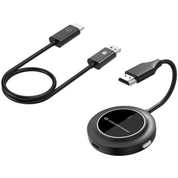 Adaptador de pantalla inalámbrico Conceptronic ATHERIC02B HDMI FullHD 30 m USB