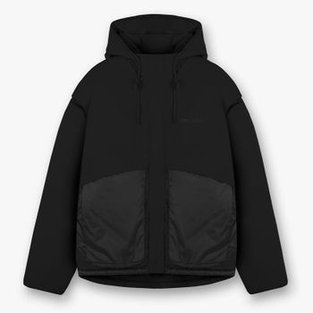 REPRESENT Layered Nylon-Blend Hooded Puffer Jacket - L