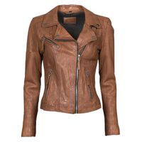 oakwood cazadora de cuero clips 6 para mujer