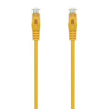 AISENS Cable de Red Latiguillo RJ45 LSZH Cat 6A 500 Mhz UTP AWG24 Amarillo 1 5M