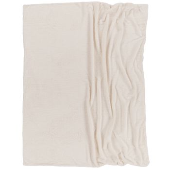 Manta suave Soraya crema 150x200 cm