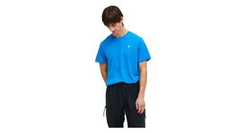 Camiseta de manga corta peak performance explore graphic azul