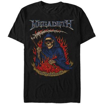 Megadeth Camiseta manga larga Youthanasia para mujer