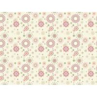 fotomural vinilo vintage flores rosas 350 x 250 cm