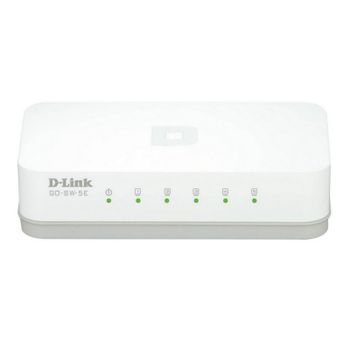 D-Link GO-SW-5E Switch Plástico 5 Puertos 10/100 Mbps