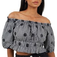 brave soul blusa anglaise para mujer