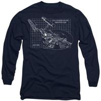 star trek camiseta manga larga enterprise para mujer