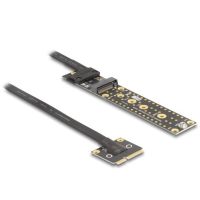 adaptador delock 81501 m2 a mini pcie con cable 20 cm negro