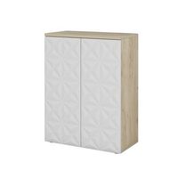 armario mediano edge 60 x 795 cm con 2 puertas y 3 compartimentos vicco