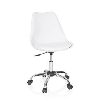 Silla De Oficina / Silla Giratoria Fancy Pro Blanco Hjh Office