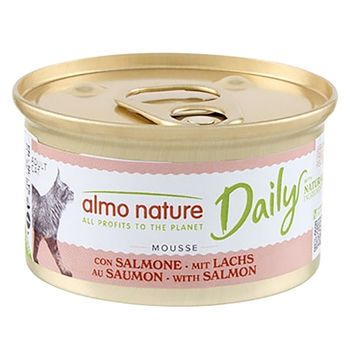 Almo Nature Daily Menu 24 x 85 g - Pack Ahorro - Mousse con salmón