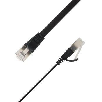 Cable de Red Cat6a LinkIT Plano 4 m U/FTP RJ-45 Negro