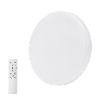 aigostar plafon led techo regulable 18w lampara de techo rgb 2000lm 3000k-6500k plafon led con mando a distancia impermeable ip54 para bano salon dormitorio cocinaoficina