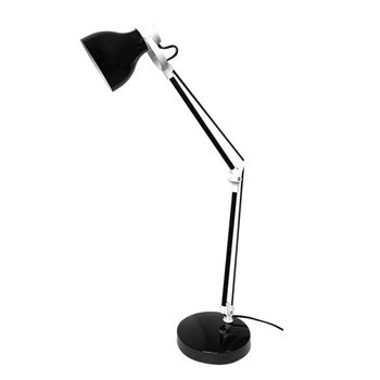 Flexo carpo 1xe14 negro/blanco orientable articulable 48x14,2x14,2 cm