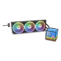 refrigeracion liquida thermaltake minecube 360 ultra 360mm 3 ventiladores argb lcd
