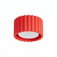 plafone rojo aluminio alt 6 cm