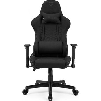 SENSE7 Spellcaster Silla Gaming de Tela Ergonómico Ajustable Soporte Lumbar Negra
